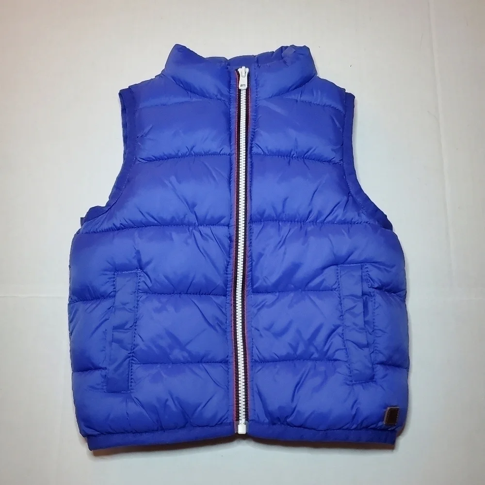 Janie & Jack Royal Blue Puffer Vest Sz 2T